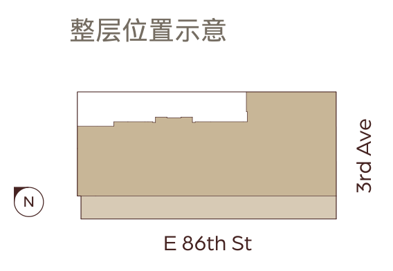 整层位置示意